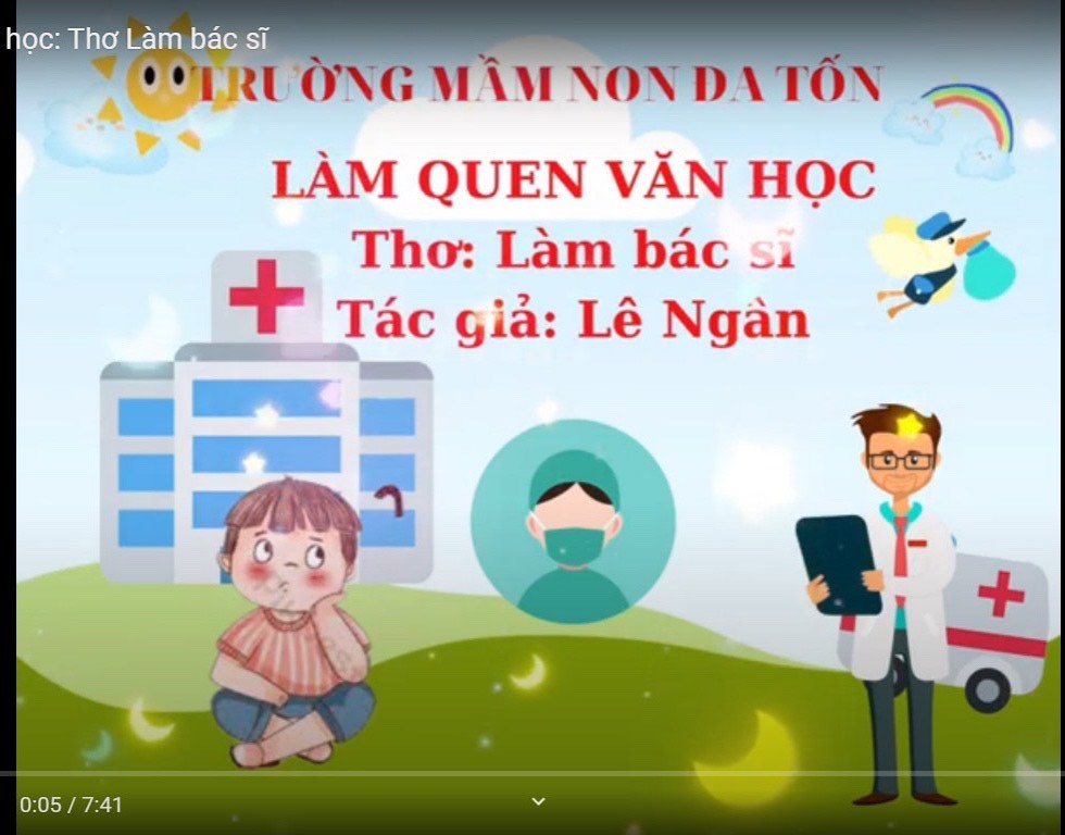 Thơ  Làm bác sĩ  - Giáo viên: Lê Thanh Huyền